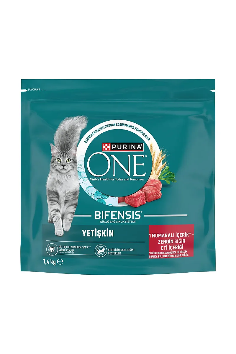 Purina One Bifensis Sığır Etli Yetişkin Kedi Maması 1.5 kg