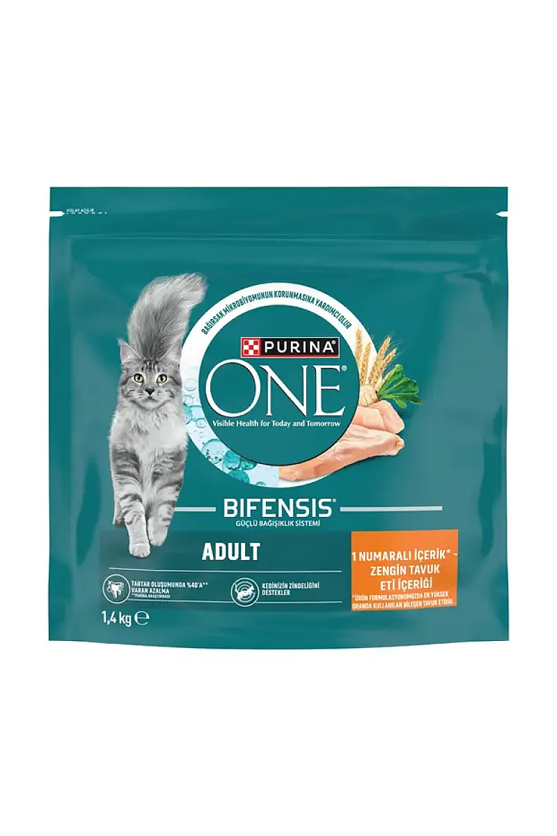 Purina One Bifensis Adult Yetişkin Tavuklu Kedi Maması 1.5 Kg