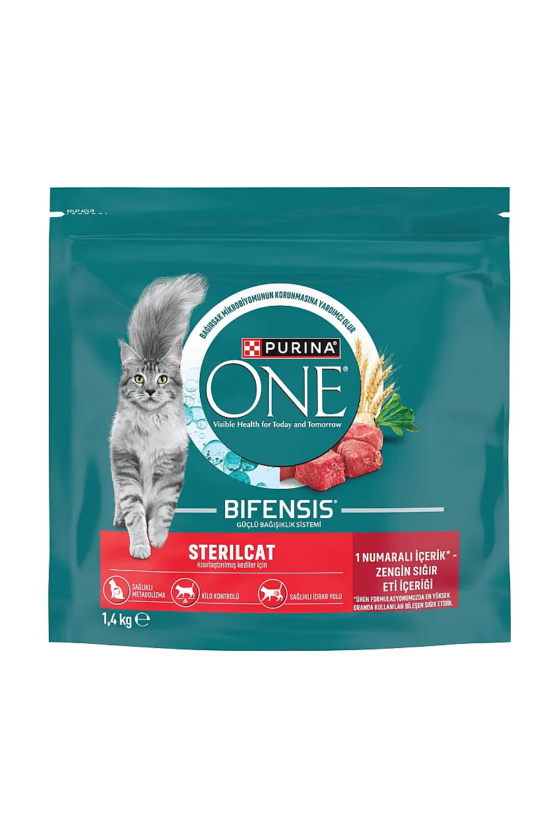 Purina One Sığır Etli Kısırlaştırılmış Kuru Kedi Maması 1.5 kg