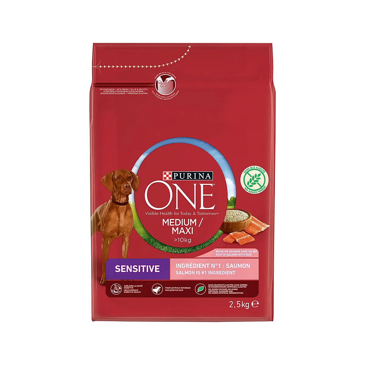 Purina One Medium / Maxi Sensitive Somonlu Yetişkin Köpek Maması 2.5 Kg