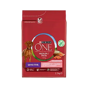 Purina One Medium / Maxi Sensitive Somonlu Yetişkin Köpek Maması 2.5 Kg
