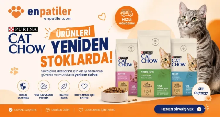 Purina Cat Chow Yeniden Stoklarda!