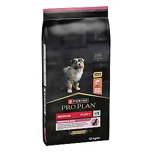 Pro Plan Puppy Medium Sensitive Skin Somonlu Orta Irk Yavru Köpek Maması 12 Kg - 2