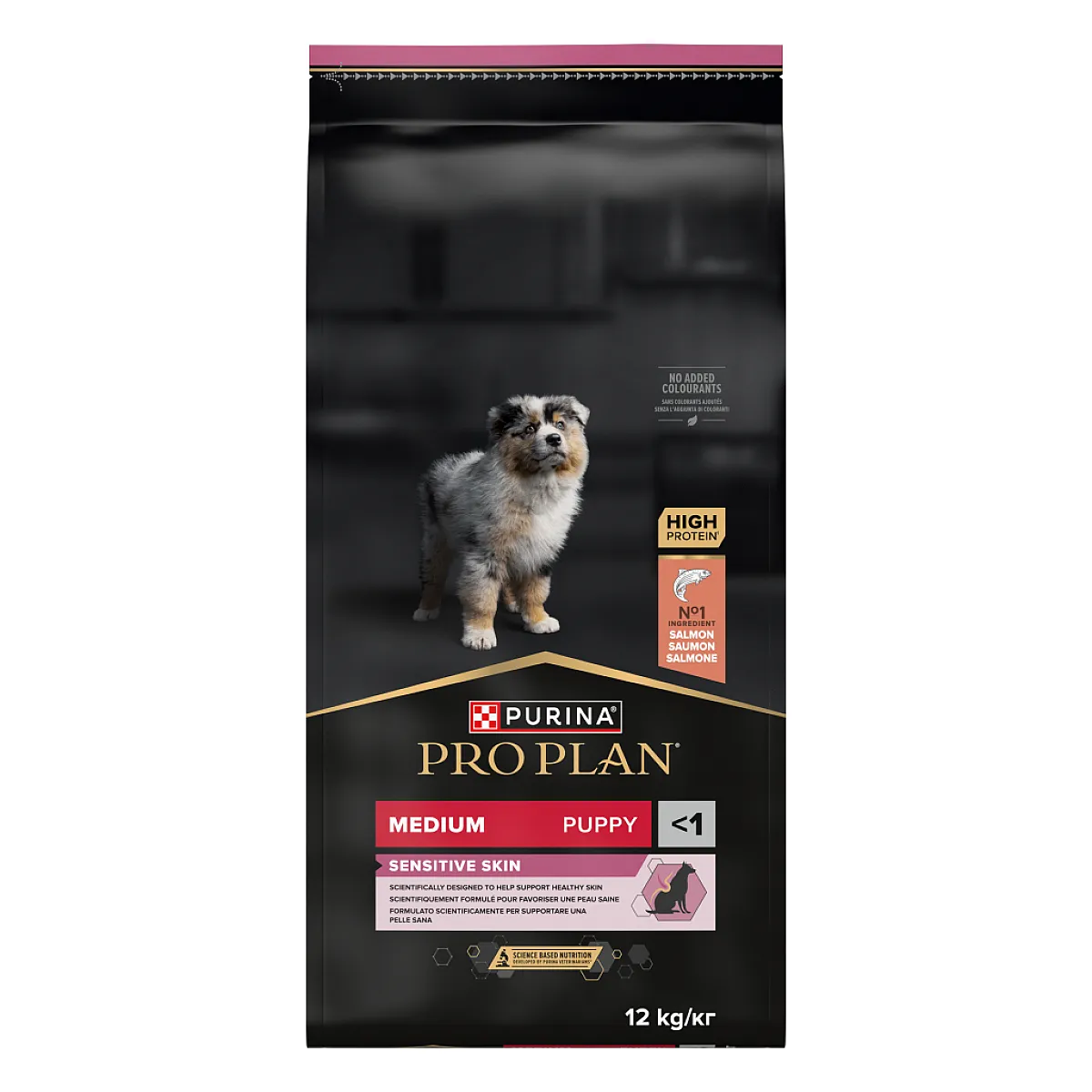 Pro Plan Puppy Medium Sensitive Skin Somonlu Orta Irk Yavru Köpek Maması 12 Kg