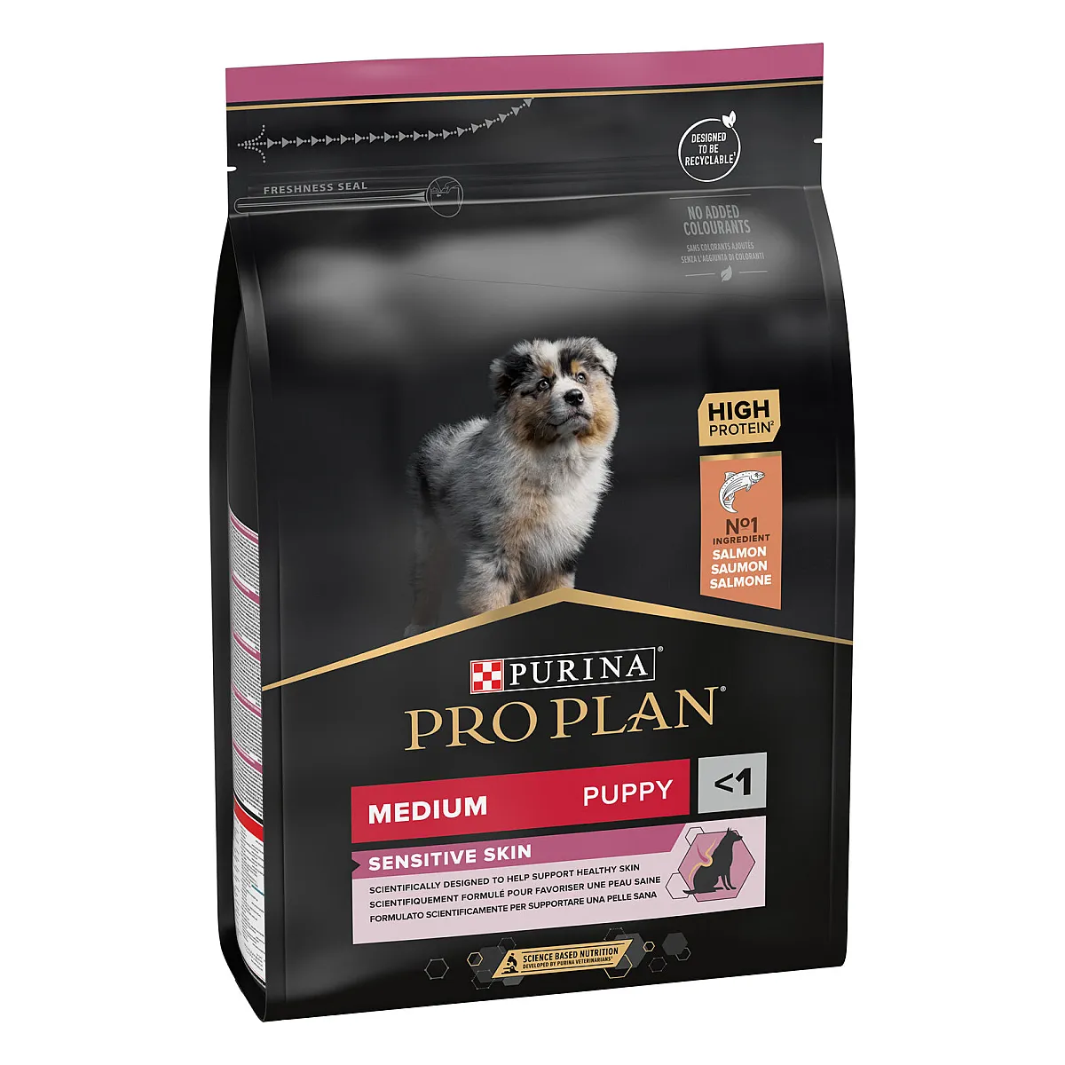 Pro Plan Puppy Medium Sensitive Skin Somonlu Orta Irk Yavru Köpek Maması 3 Kg