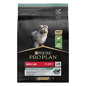 Pro Plan Puppy Medium Sensitive Digestion Kuzulu Orta Irk Yavru Köpek Maması 3 Kg
