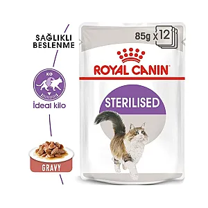 Royal Canin Sterilised Gravy Kısırlaştırılmış Kediler İçin Yaş Mama 85 g - 2