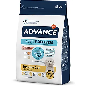 Advance Dog Mini Sensitive Somonlu ve Pirinçli Küçük Irk Köpek Maması 3 Kg - 2