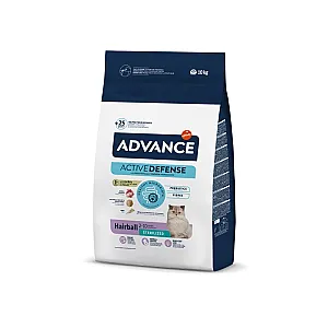 Advance Hairball Kısırlaştırılmış Yetişkin Kedi Maması Hindi Etli 10 Kg
