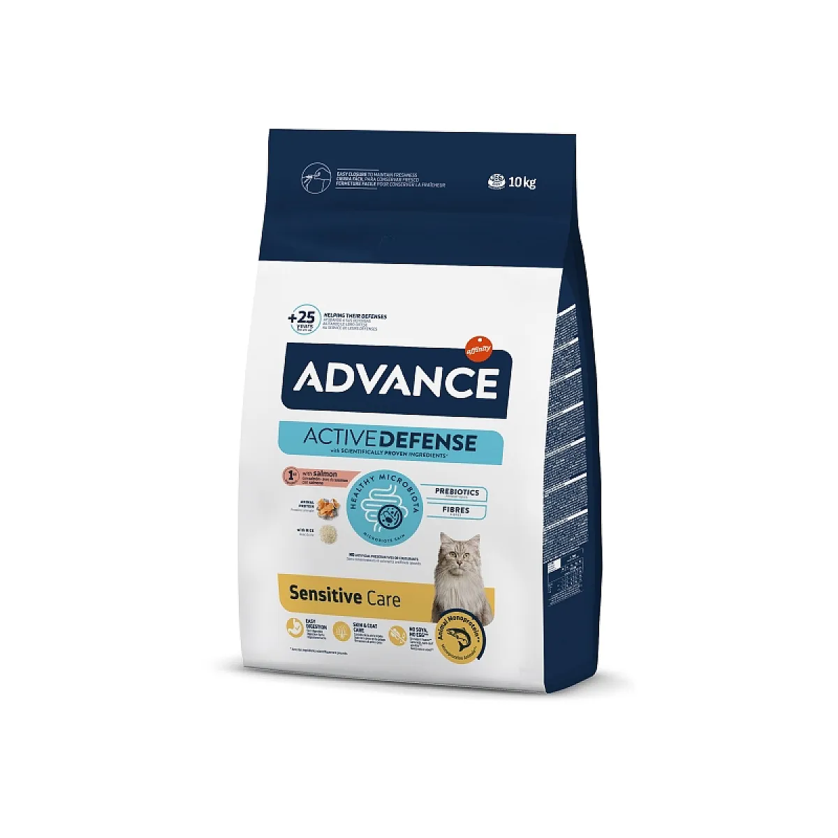 Advance Active Defense Sensitive Care Somonlu Yetişkin Kedi Maması 10 kg