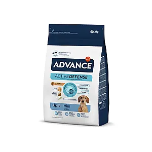 Advance Mini Light Tavuklu ve Pirinçli Yetişkin Köpek Maması 3 Kg - 1