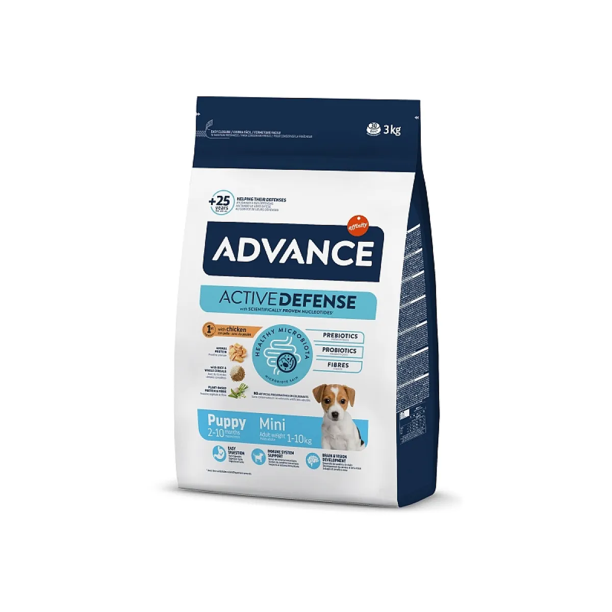 Advance Dog Puppy Protect Mini Tavuklu ve Pirinçli Yavru Köpek Maması 3 Kg