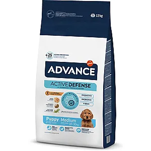 Advance Dog Puppy Protect Medium Tavuklu ve Pirinçli Yavru Köpek Maması 12 Kg - 1
