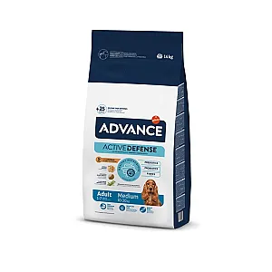 Advance Active Defense Yetişkin Orta Irk Köpek Maması Tavuklu 14 Kg - 1