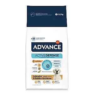 Advance Active Defense Labrador & Golden Retriever Tavuklu Yetişkin Köpek Maması 11,5 kg - 2