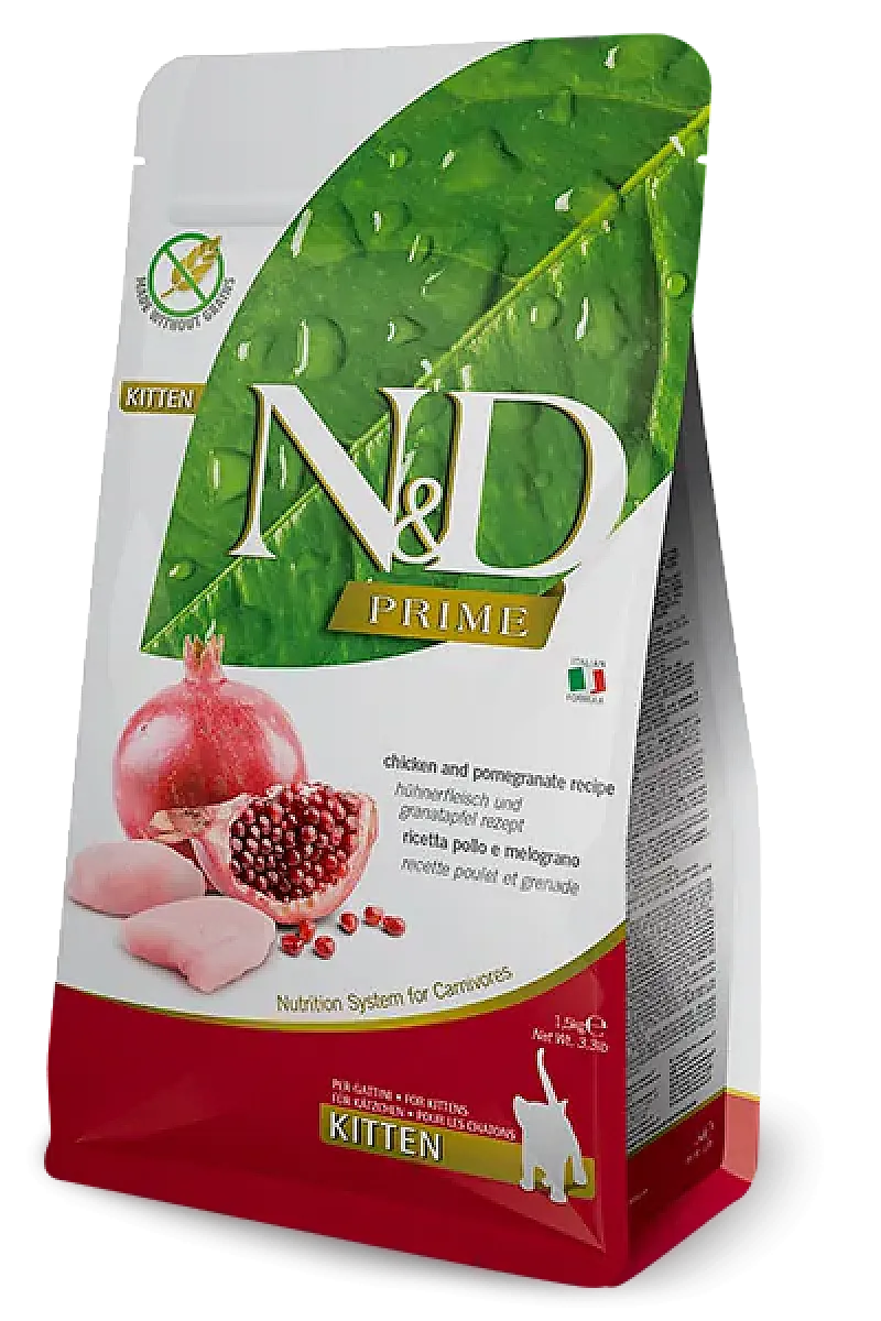N&D Prime Tavuklu ve Narlı Yavru Kedi Maması
