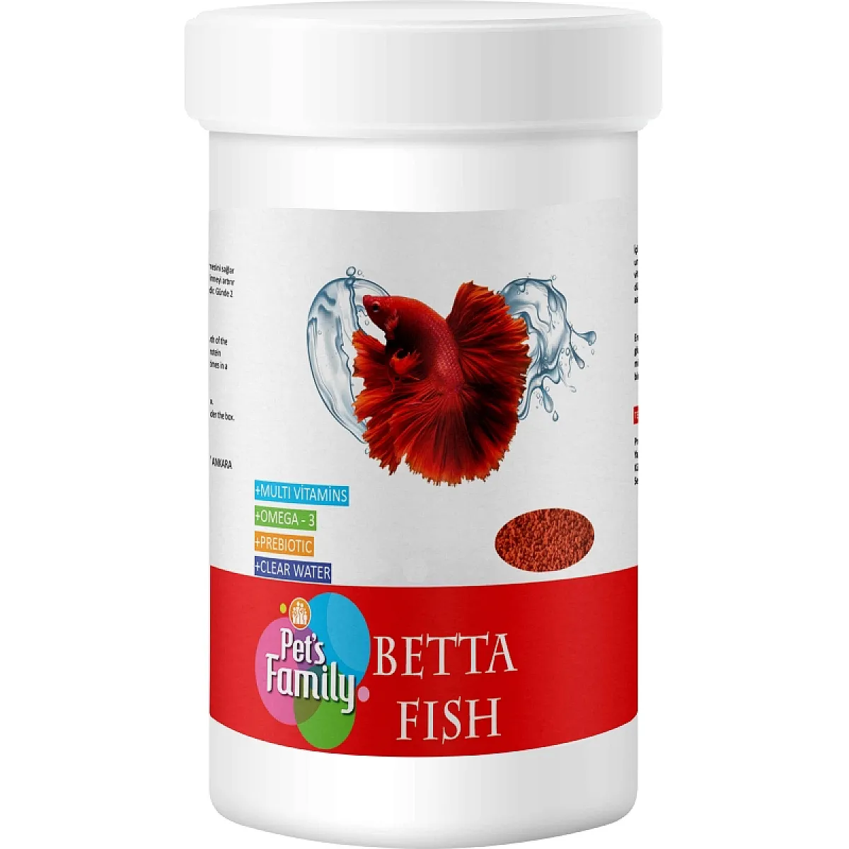 Pets Family Betta Fish Süs Balığı Yemi 100ml/45g