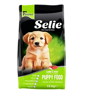 Futpet Selie Kuzu Etli ve Pirinçli Yavru Köpek Maması 15 Kg