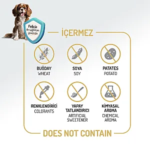 Felicia Hipoalerjenik Orta ve Büyük Irk Kuzulu Düşük Tahıllı Yetişkin Köpek Maması 15kg - 5