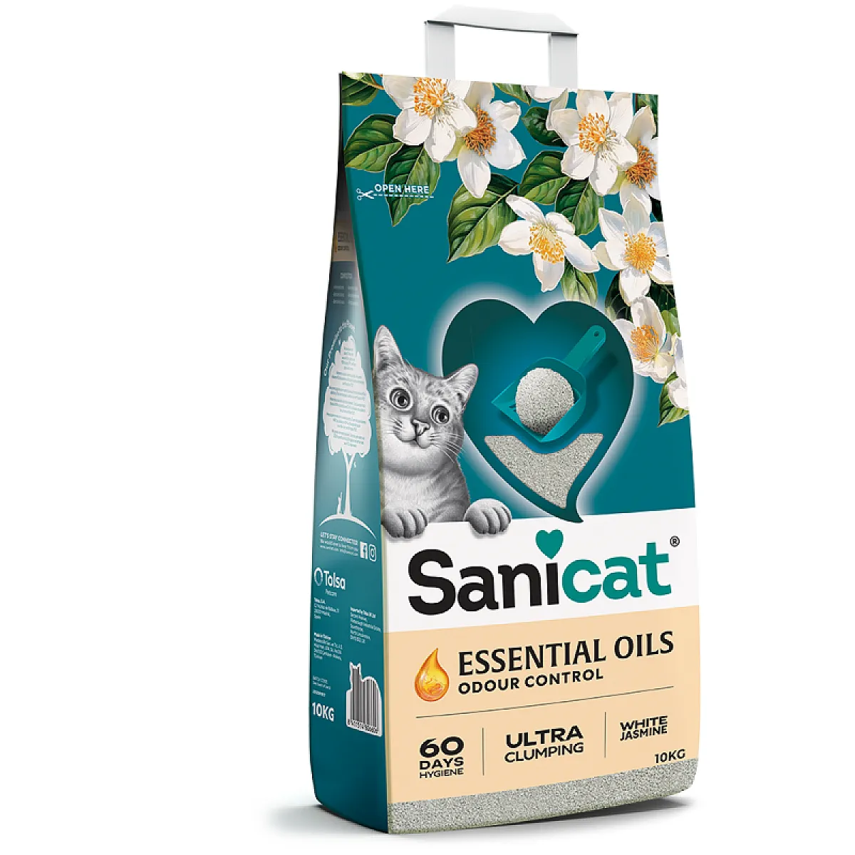 Sanicat Essential Oils Yasemin Kokulu Kedi Kumu 10 Kg