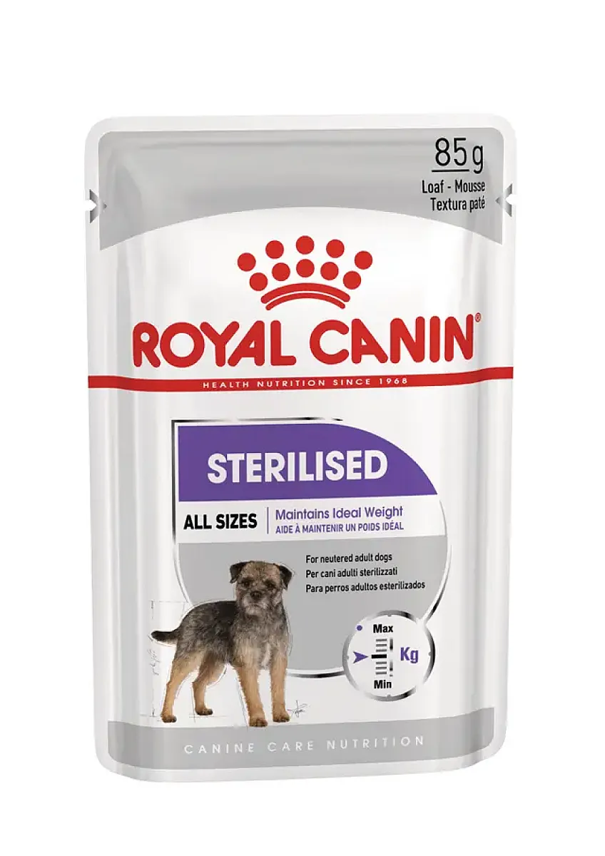 Royal Canin Sterilised Loaf kısırlaştırılmış yetişkin yaş köpek maması 85 g poşeti