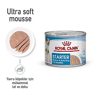 Royal Canin Starter Mousse Anne ve Yavru Köpek Konservesi 195 gr x 6 - 2