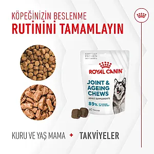 Royal Canin Joint & Ageing Chews Eklem ve Yaşlanma Destekleyici Köpek Ödül Maması 240 g - 4