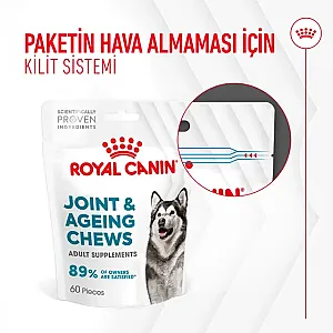 Royal Canin Joint & Ageing Chews Eklem ve Yaşlanma Destekleyici Köpek Ödül Maması 240 g - 7