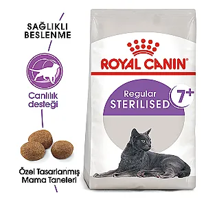 Royal Canin Sterilised 7+ kısırlaştırılmış yaşlı kedi maması 1.5 kg paketi - 1