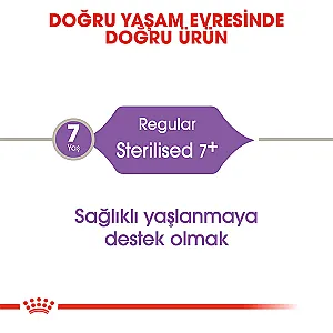 Royal Canin Sterilised 7+ kısırlaştırılmış yaşlı kedi maması 1.5 kg paketi - 4