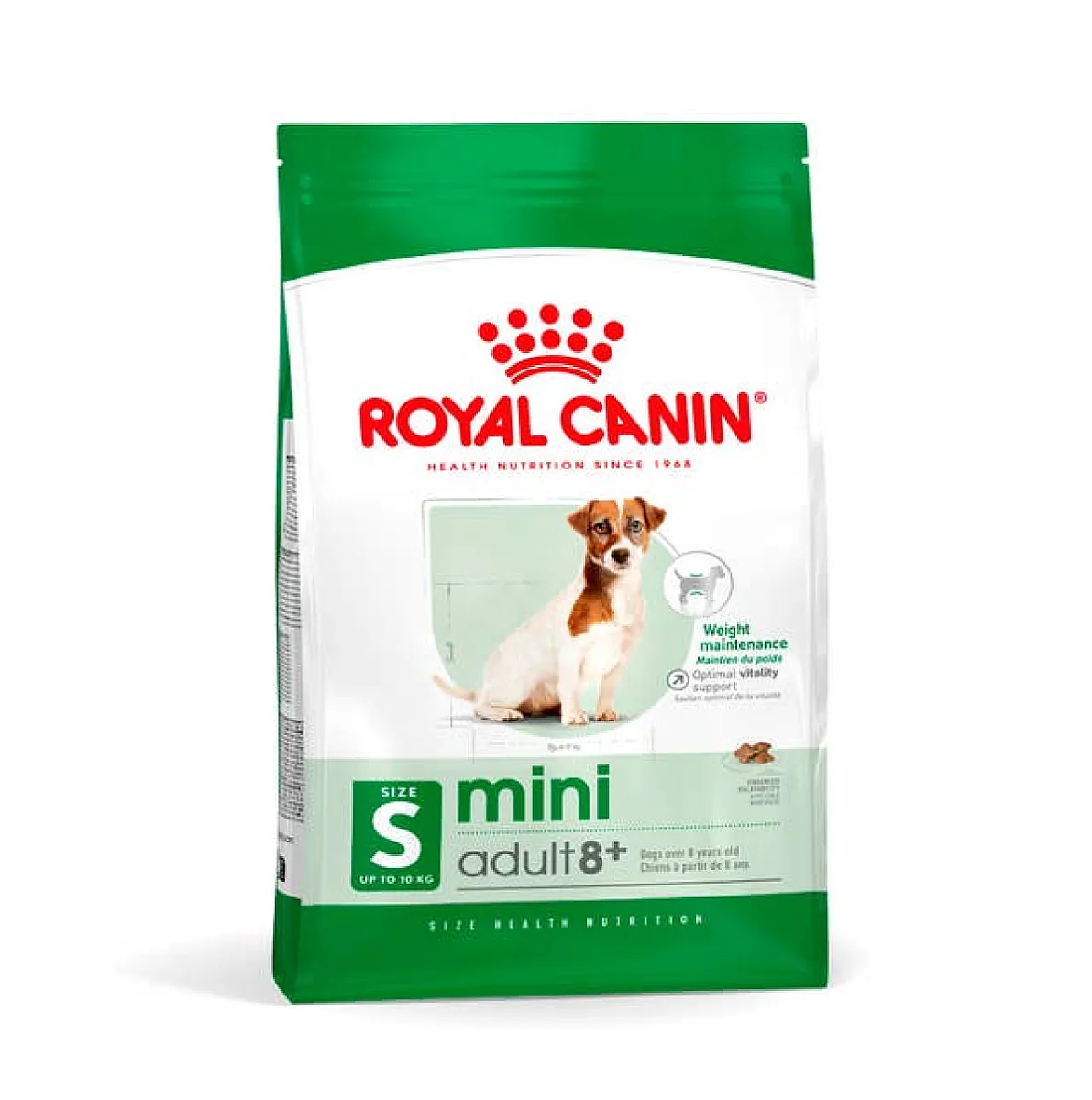 Royal Canin Mini Adult 8+ küçük ırk yaşlı köpek maması 2 kg paketi