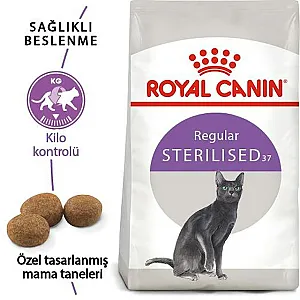 Royal Canin Sterilised 37 kısırlaştırılmış yetişkin kuru kedi maması 400 g paketi - 2