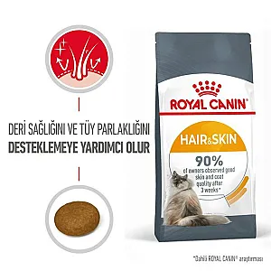 Royal Canin Hair & Skin Care deri ve tüy sağlığı yetişkin kedi maması 10 kg paketi - 2