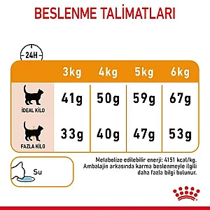 Royal Canin Hair & Skin Care deri ve tüy sağlığı yetişkin kedi maması 10 kg paketi - 6