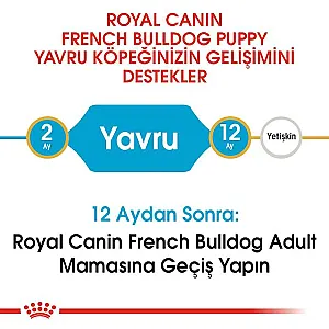 Royal Canin French Bulldog Puppy Fransız Bulldog yavru köpek maması 3 kg paketi - 5