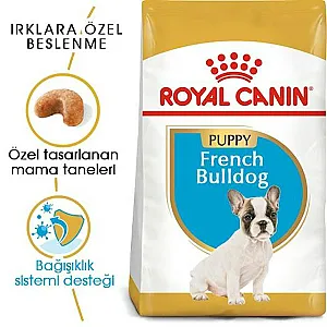 Royal Canin French Bulldog Puppy Fransız Bulldog yavru köpek maması 3 kg paketi - 8