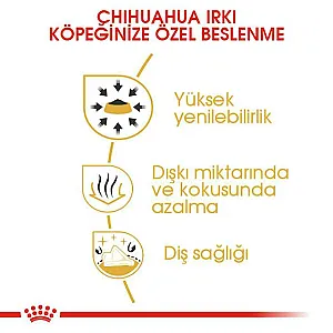 Royal Canin Chihuahua Adult yetişkin kuru köpek maması 1,5 kg paketi - 3