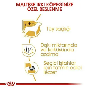 Royal Canin Maltese Adult yetişkin köpek maması 1,5 kg paketi - 4