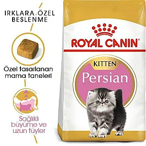 Royal Canin Persian Kitten İran kedisi yavru kuru kedi maması 2 kg paketi - 9