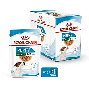 Royal Canin Mini Puppy Gravy küçük ırk yavru yaş köpek maması 85 g poşeti - 3