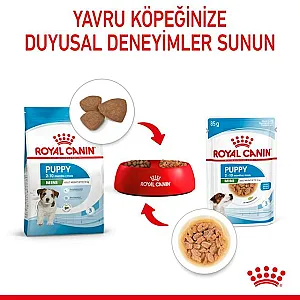 Royal Canin Mini Puppy Gravy küçük ırk yavru yaş köpek maması 85 g poşeti - 7