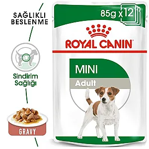 Royal Canin Mini Adult Gravy küçük ırk yetişkin yaş köpek maması 85 g poşeti - 5
