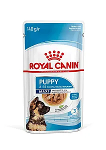 Royal Canin Maxi Puppy Gravy büyük ırk yavru yaş köpek maması 140 g poşeti - 1