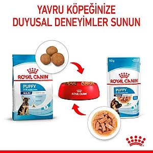 Royal Canin Maxi Puppy Gravy büyük ırk yavru yaş köpek maması 140 g poşeti - 6