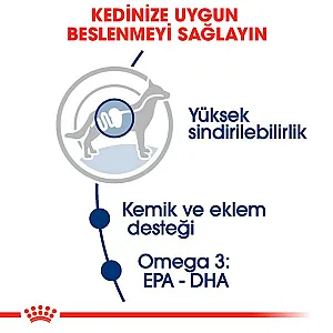 Royal Canin Maxi Adult Gravy büyük ırk yetişkin yaş köpek maması 140 g poşeti - 3