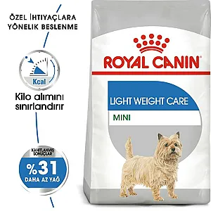 Royal Canin Mini Light Weight Care küçük ırk yetişkin köpek maması 3 kg paketi - 4
