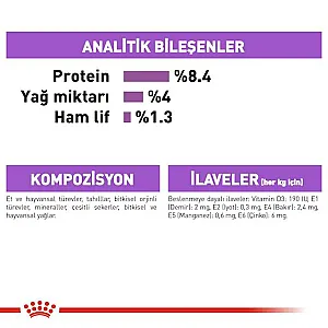 Royal Canin Sterilised Loaf kısırlaştırılmış yetişkin yaş köpek maması 85 g poşeti - 8