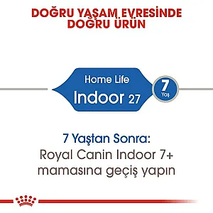 Royal Canin Indoor 27 evde yaşayan yetişkin kuru kedi maması 2 kg paketi - 6