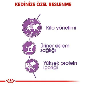 Royal Canin Sterilised 37 kısırlaştırılmış yetişkin kuru kedi maması 4 kg paketi - 5