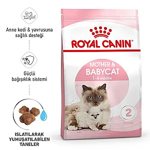 Royal Canin Mother & Babycat anne ve yavru kedi kuru maması 2 kg paketi - 3